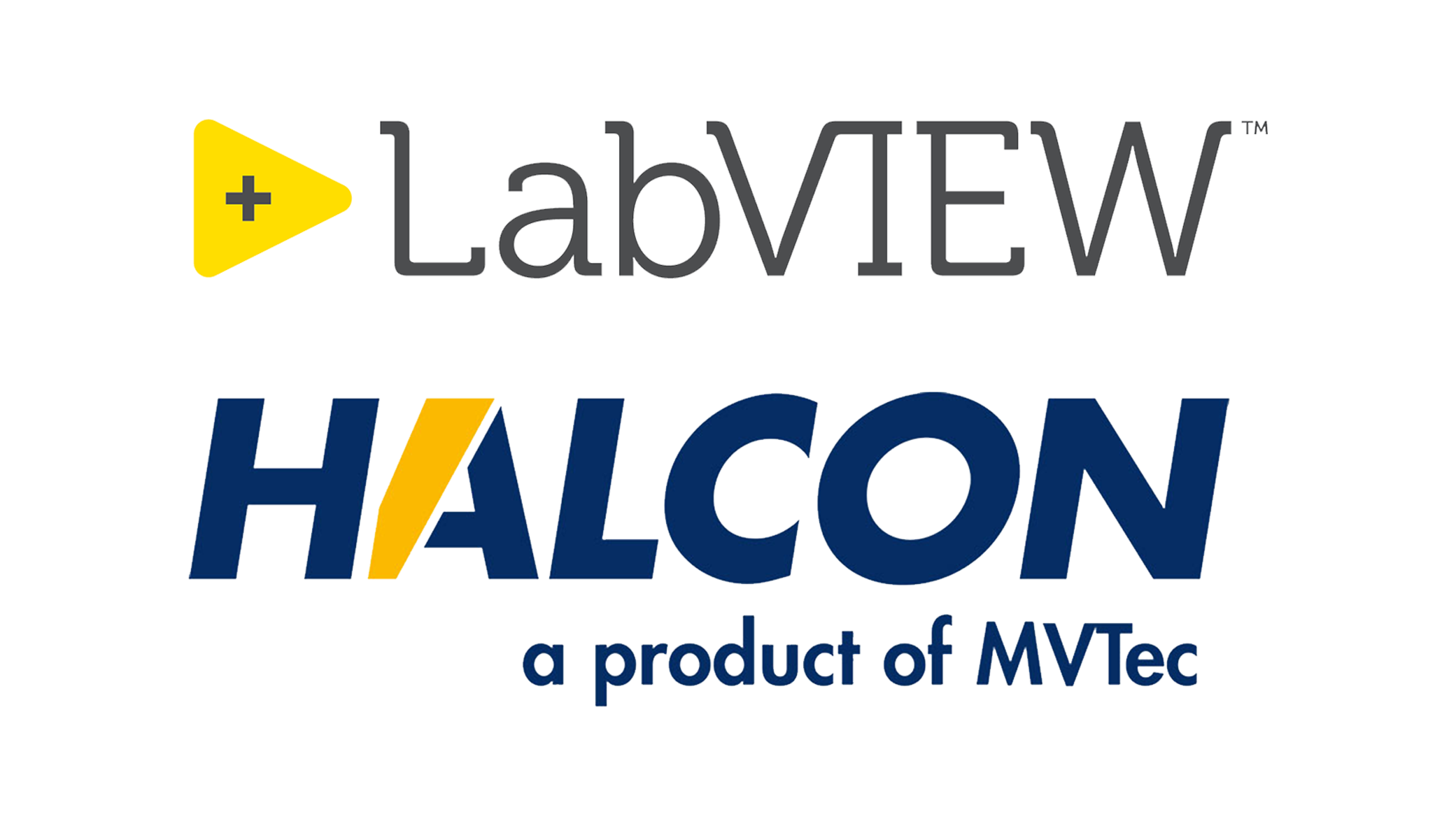 logo Ni Labview et logo Halcon